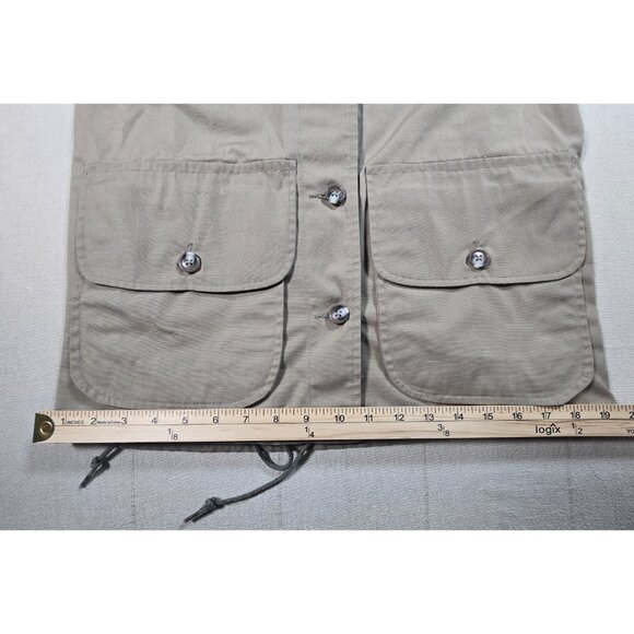 VTG 1960s LL Bean Women’s 10 Safari Field Jacket Script Logo Hunting Utility - Picture 13 of 16